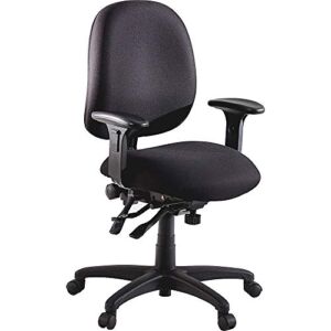 Lorell High-Performance Task Chair, 27-1/4 by 25-1/4 by 41-1/2-Inch, Black
