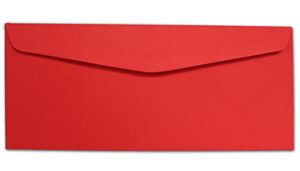 Red #10 Envelopes – 100 Envelopes – Desktop Publishing Supplies™ Brand Envelopes