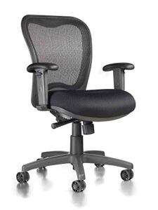 Mid-Back LXO Task Chair Seat Color: Mystic Black