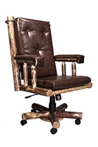 Montana Woodworks Glacier Country Collection Upholstered Office Chair