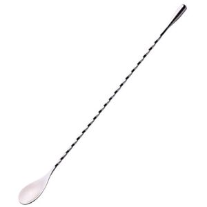 12 Inches Stainless Steel Bar Spoon, Bartender Cocktail Shaker Cocktail Mixing Spoon,Spiral Pattern