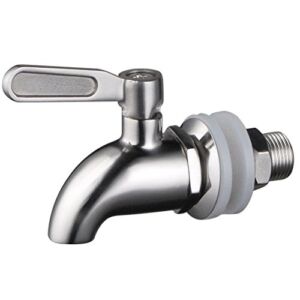 Stainless Works SSS010 Stainless Steel Beverage Dispenser Spigot (Fits 5/8 inch opening)