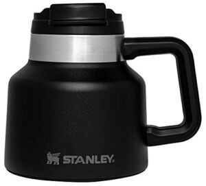 Stanley 10-02873-038 The Tough-To-Tip Admiral’s Mug Matte Black 20OZ / .59L