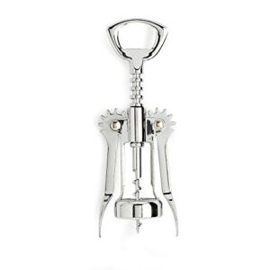 Cooking Light Premium Stainless Steel Wine, Professional and Portable Bottle Opener, All-in-One Winged Corkscrew, Silver
