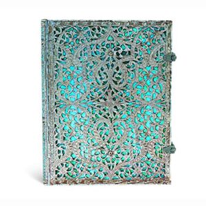 Maya Blue Journal: Lined Ultra (Silver Filigree Collection)