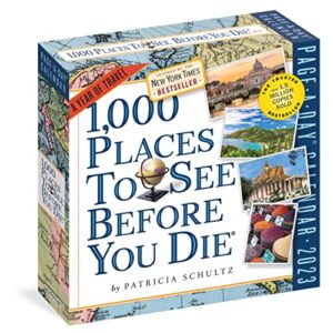 1,000 Places to See Before You Die Page-A-Day Calendar 2023: A Year of Travel