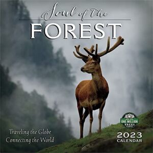 The Soul of the Forest 2023 Wall Calendar: Traveling the Globe, Connecting the World | 12″ x 24″ Open | Amber Lotus Publishing