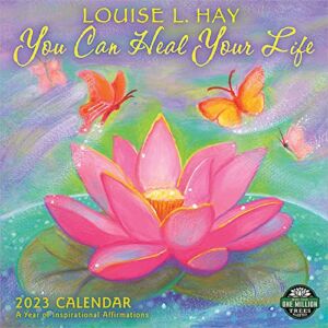 You Can Heal Your Life 2023 Wall Calendar: Inspirational Affirmations by Louise Hay | 12″ x 24″ Open | Amber Lotus Publishing