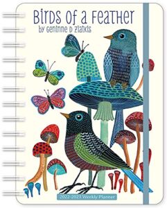 Geninne Zlatkis 2023 Weekly Planner: On-the-Go 17-Month Calendar with Pocket (Aug 2022 – Dec 2023, 5″ x 7″ closed): Birds of a Feather