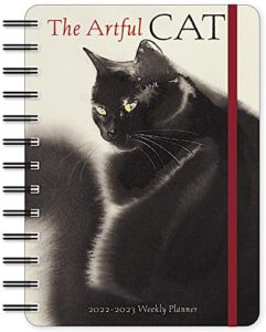The Artful Cat 2023 Weekly Planner: On-the-Go 17-Month Calendar with Pocket (Aug 2022 – Dec 2023, 5″ x 7″ closed)
