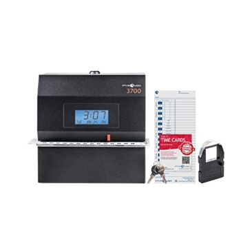 Pyramid™ 3700 Heavy-Duty Time Clock & Document Stamp, Black | The Storepaperoomates Retail Market - Fast Affordable Shopping