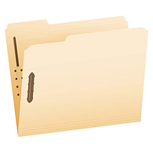 Pendaflex Fastener Folders, 2 Fasteners, Letter Size, Manila, 1/3 Cut Tabs, in Left, Right, Center Positions, 50 Per Box (FM213) | The Storepaperoomates Retail Market - Fast Affordable Shopping