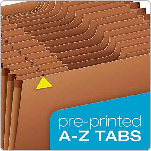 Globe-Weis PFXR217AHD /Pendaflex Heavy Duty Expanding File, Open Top, 21 Pockets, A-Z, 1/3 Cut Tabs, Letter Size, Brown (R217AHD) | The Storepaperoomates Retail Market - Fast Affordable Shopping