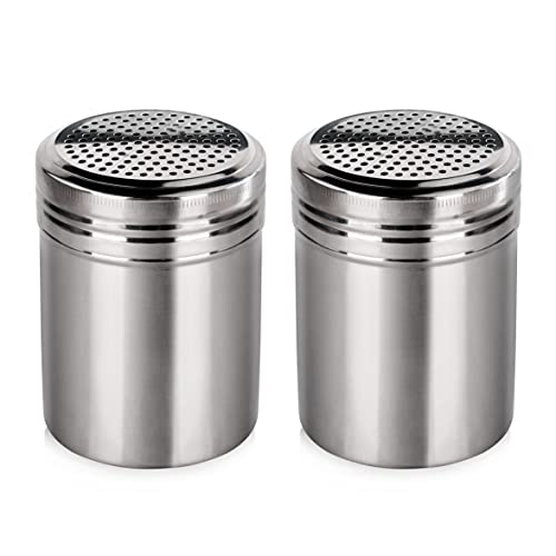New Star Foodservice 28478 Stainless Steel Dredge Shaker, 10-Ounce, Set of 2 | The Storepaperoomates Retail Market - Fast Affordable Shopping