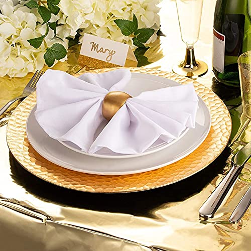 Juvale 3 Pack Gold Plastic Tablecloths for Rectangle Tables, Disposable Table Covers for Wedding, Birthday, Baby Shower (54 x 108 in) | The Storepaperoomates Retail Market - Fast Affordable Shopping