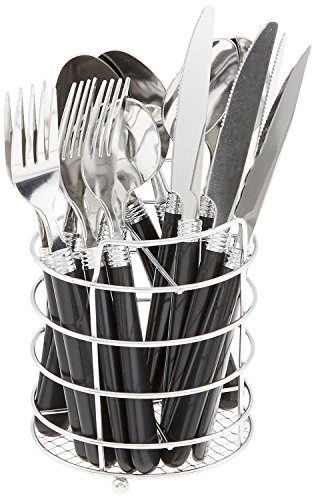 Gibson 53441.16 Sensations Stainless Steel 16-Piece Flatware Set Black | The Storepaperoomates Retail Market - Fast Affordable Shopping