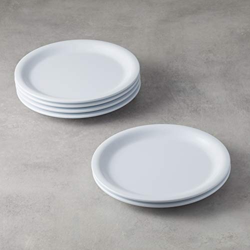 AmazonCommercial 6.5 in. White Melamine Oval Plate – 6 Piece Set | The Storepaperoomates Retail Market - Fast Affordable Shopping