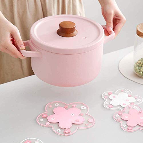 Durable Non-Slip Sakura Coffee Cup PVC Coaster Home Tea Coaster Bowl pad placemat Coaster(L) | The Storepaperoomates Retail Market - Fast Affordable Shopping