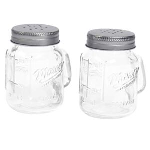 Mason Craft & More Salt and Pepper Shaker, Clear