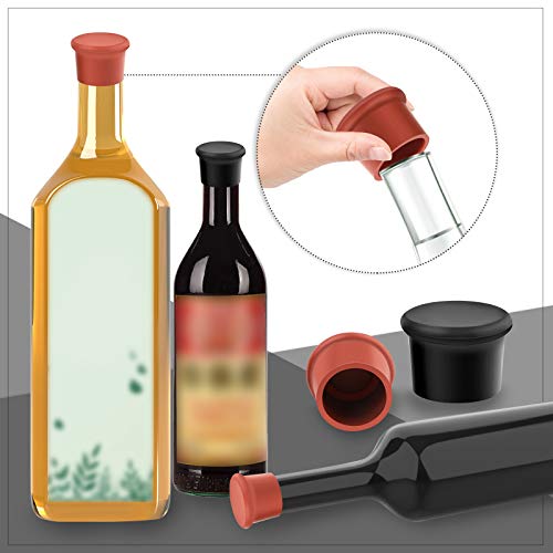26Pcs Wine Glass Charms Tags with Bottle Stopper, Silicone Wine Glass Drink Markers for Bar Party Martinis Cocktail Champagne Stem Glasses | The Storepaperoomates Retail Market - Fast Affordable Shopping