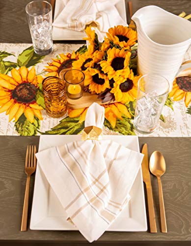 DII Rustic Sunflower Tabletop Collection, Table Runner, 14×72 | The Storepaperoomates Retail Market - Fast Affordable Shopping