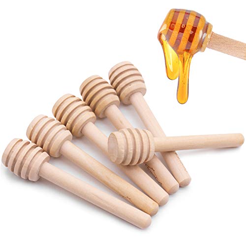 HANSGO 36PCS Honeycomb Stick, 3 Inch Wooden Honey Dipper Mini Honey Dipper Sticks Honey Wand for Honey Jar Dispense Drizzle Honey, Wedding Party Favors | The Storepaperoomates Retail Market - Fast Affordable Shopping
