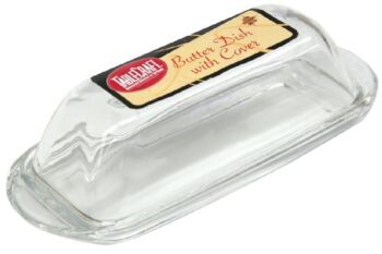 Tablecraft Clear Glass Butter Dish | The Storepaperoomates Retail Market - Fast Affordable Shopping