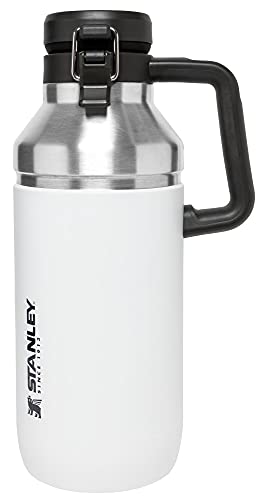 Stanley Go Growler, 64oz Stainless Steel Vacuum Insulated Beer Growler, Rugged Growler with Stainless Steel Interior, 24 Hours Cold and 4 Days Ice Retention | The Storepaperoomates Retail Market - Fast Affordable Shopping