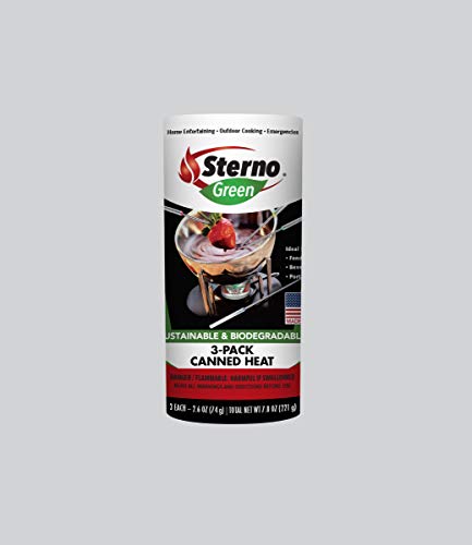 Sterno 20602 Entertainment Cooking Fuel, 3-Pack Canned Heat, 2.6 Ounce, Red | The Storepaperoomates Retail Market - Fast Affordable Shopping
