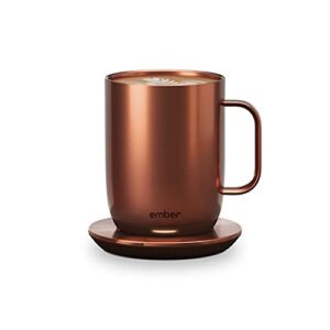 Ember Temperature Control Smart Mug 2, 14 oz, Copper, App Controlled Heated Coffee Mug