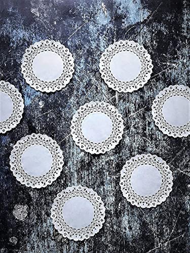 The Baker Celebrations White Round paper Lace Table Doilies 4 5 6 8 10 and 12 inches Assorted Sizes (Variety pack of 120 – 20 of each) | The Storepaperoomates Retail Market - Fast Affordable Shopping