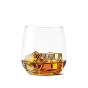 TOSSWARE POP 12oz Vino Jr Set of 12, Premium Quality, Recyclable, Unbreakable & Crystal Clear Plastic, Cocktail, 12 Count (Pack of 1), Whiskey Glasses