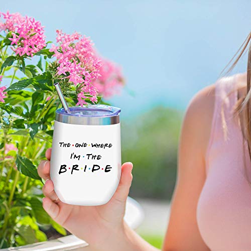 Bride To Be Gifts For Her – Wedding Gifts For Bride – Bridal Shower Gift, Bachelorette Gifts For Bride – Engagement Gifts For Women – Bridal Gifts For Bride To Be, Fiancee – 12oz Wine Tumbler | The Storepaperoomates Retail Market - Fast Affordable Shopping