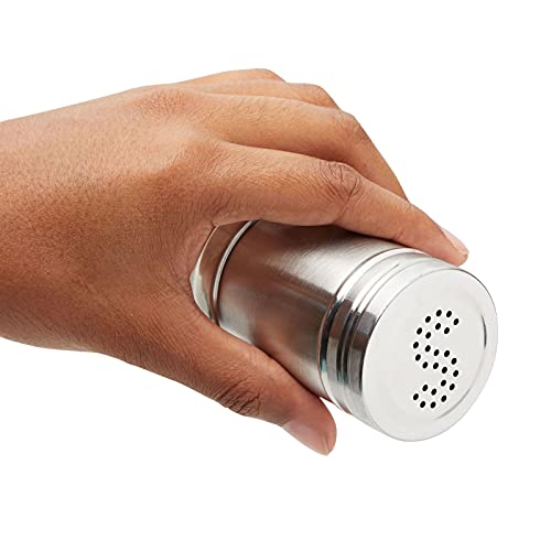 Juvale Stainless Steel Salt and Pepper Shakers Set for Kitchen Condiments (3.5 in, 2 Pieces) | The Storepaperoomates Retail Market - Fast Affordable Shopping