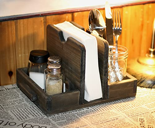 Authumberdale Vintage Napkin Holder with Salt and Pepper Shakers Caddy | The Storepaperoomates Retail Market - Fast Affordable Shopping