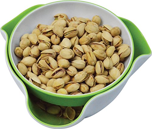 Southern Homewares Double Dish Pedestal Serving Snack Dish For Peanuts Pistachios Cherries Edamame Fruits Candy Snacks | The Storepaperoomates Retail Market - Fast Affordable Shopping