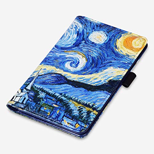 VEGFEST Server Book Organizer for Waitress Book,YOMFUN Blue Van Gogh Waiter Serving Book, Waitstaff Book Waiter Book Server Guest Book Server Wallet Waitress Checkbook 5X7.7”(Starry Night New) | The Storepaperoomates Retail Market - Fast Affordable Shopping