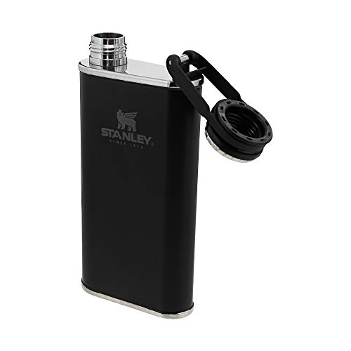 Stanley Classic Flask 8oz with Never-Lose Cap, Wide Mouth Stainless Steel Hip Flask for Easy Filling & Pouring, Insulated BPA-Free Leak-Proof Flask | The Storepaperoomates Retail Market - Fast Affordable Shopping