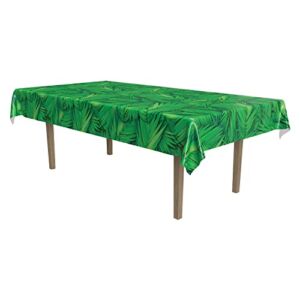 Beistle Palm Leaf Table Cover (54 in. X 108 in.)