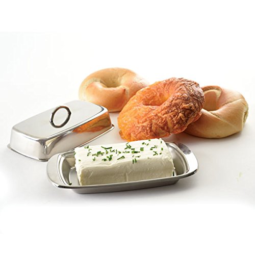 Norpro Stainless Steel Double Covered Butter Dish | The Storepaperoomates Retail Market - Fast Affordable Shopping