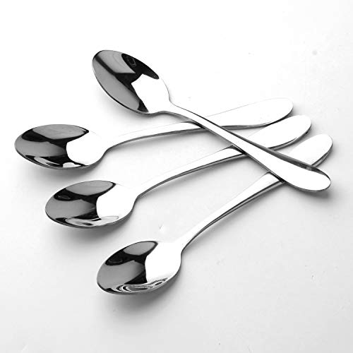 12pcs Stainless Steel Tea Dinner Server Spoon and Cake Fruit Forks Kitchen Accessory Wedding Party for Dessert, Salad, Appetizer, Cocktail(6 Forks + 6 Spoons) | The Storepaperoomates Retail Market - Fast Affordable Shopping