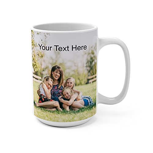 Personalized Coffee Mug – Add pictures or logos or text to our Custom Mugs 15oz Ceramic | The Storepaperoomates Retail Market - Fast Affordable Shopping