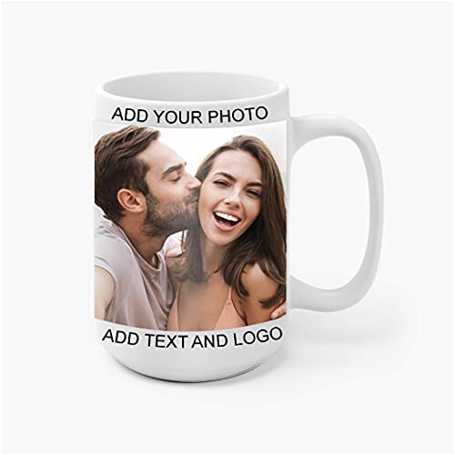 Personalized Coffee Mug – Add pictures or logos or text to our Custom Mugs 15oz Ceramic | The Storepaperoomates Retail Market - Fast Affordable Shopping