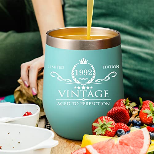30th Birthday Gifts for Women Men Wine Tumbler – 30th Birthday Decorations for Her/Him, Mom, Dad, Husband, Wife – Funny 30th Bday Gifts Idea – 12oz Double Wall Vacuum Cup w Lid & Straw | The Storepaperoomates Retail Market - Fast Affordable Shopping