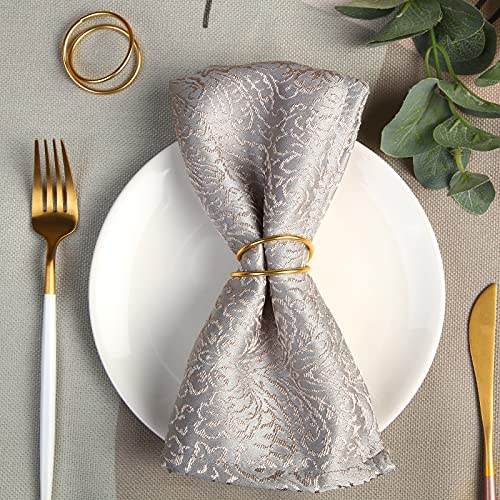 12 Pieces Gold Napkin Rings Metal Spiral Napkin Rings Buckles Simple Alloy Napkin Rings Serviette Napkin Holder Ring for Weddings, Receptions, Dinner Party, Banquet, Buffet Table Decor (Gold) | The Storepaperoomates Retail Market - Fast Affordable Shopping