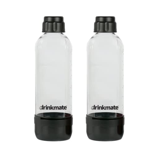 DrinkMate Carbonation Bottles (Twin-Pack) (1L, Black) | The Storepaperoomates Retail Market - Fast Affordable Shopping