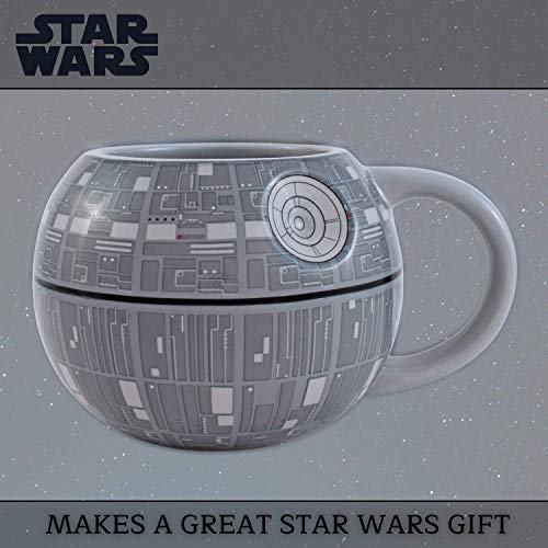 Silver Buffalo Star Wars Death Star 3D Sculpted Ceramic Mug, 20 Ounces | The Storepaperoomates Retail Market - Fast Affordable Shopping