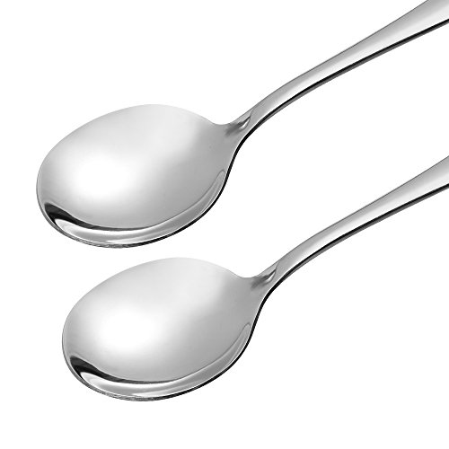 Eslite Large Soup Spoons / Stainless Steel Bouillion Spoons,12-Piece,7.7 Inches | The Storepaperoomates Retail Market - Fast Affordable Shopping