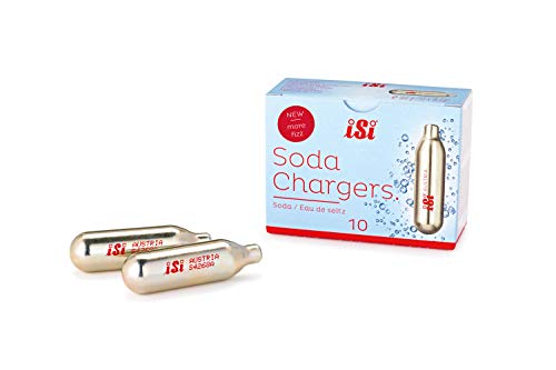 iSi NA North America CO2 Soda Siphon Charger for use with Classic Sodamaker and Soda Siphon, 10 Pack, Gold | The Storepaperoomates Retail Market - Fast Affordable Shopping