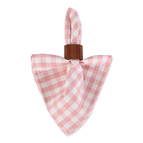 DII Gingham Check Tabletop Collection, Pink, Napkin Set | The Storepaperoomates Retail Market - Fast Affordable Shopping
